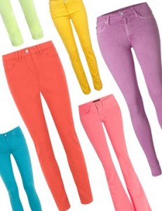 Bright jeans